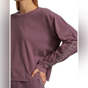 Mother Twister Cropped Long Sleeve Sweatshirt NWT